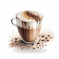 coffe illustrazione ai generato foto