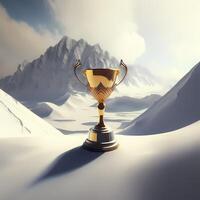 trofeo illustrazione ai generato foto