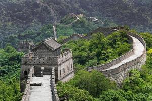 il grande parete di Cina -7 Meraviglia di il mondo. foto