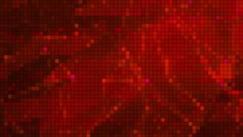 rosso pixelated futuristico astratto molecolare punto geometrico spazio sfondo animazione, triangolo sagomato tecnologia particella analisi a tema illustrazione sfondo foto