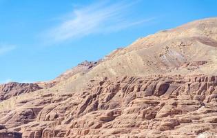 paesaggio di montagna nel deserto foto