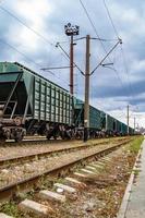 fotografia per tema ferrovia traccia dopo passaggio treno su Ferrovia foto