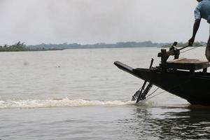 il rurale le zone di bangladesh guardato molto bellissimo durante il inondazioni foto