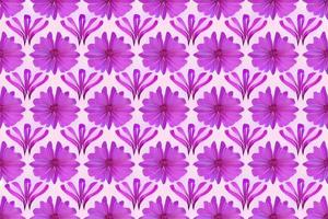 astratto magenta o viola naturale fiore, floreale, e le foglie senza soluzione di continuità modello sfondo. fiore e foglia clip illustrazione acquerello struttura sfondo. foto