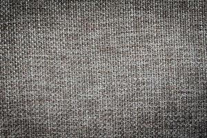 trama di tela di cotone tessuto grigio e nero foto