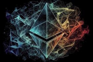 newethereum eth logo simbolo foto