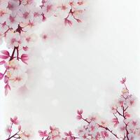 primavera beauliful ciliegia fiorire backgroundgenerative ai foto