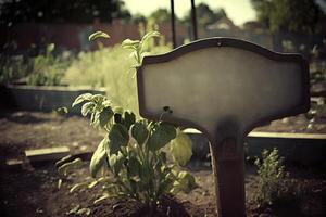 Comunità giardinaggio progetto. generativo ai foto