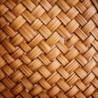 fatto a mano bambù tessere struttura astratto per il sfondo. generativo ai. foto