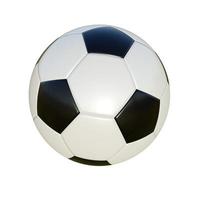 classico calcio sfera. 3d rendere. foto