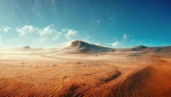 grande duna. deserto. ai rendere. foto