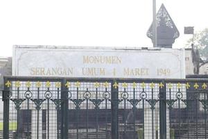 un' marzo 1 generale attacco monumento o monumento serangan ehm 1 maret foto