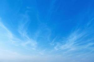 bellissimo blu cielo con morbido bianca nube sfondo foto