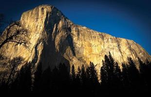 el capitan nel parco nazionale di yosemite foto