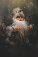 fronzolo Natale decorazione Santa Claus sfondo avvicinamento foto