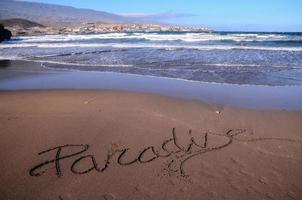 bellissimo spiaggia su tenerife foto