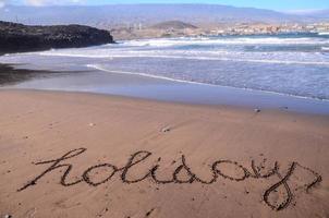 bellissimo spiaggia su tenerife foto