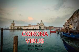 coronavirus nCoV-2019, covid-19 nel Italia. Venezia gondole su san marco quadrato, Venezia, Italia. foto