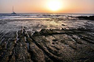 tramonto sul mare foto