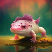 messicano Axolotl generativo ai foto