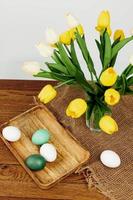 tulipano mazzo primavera vacanza Pasqua uova risurrezione foto