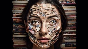 creativo foto manipolazione mondo libro giorno - generativo ai