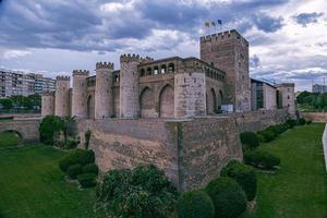 moresco storico palazzo nel il spagnolo città di saragozza foto