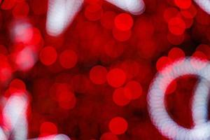 rosso bokeh sfondo colorato leggero astratto per Natale foto