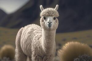 alpaca ritratti. generativo ai. foto