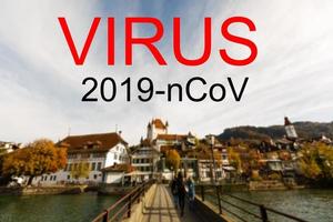 coronavirus quarantena nel Europa. concetto. economia e finanziario mercati influenzato di corona virus scoppio e pandemia paure. digitale montaggio. foto