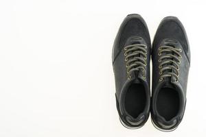 bellissime scarpe in pelle nera foto
