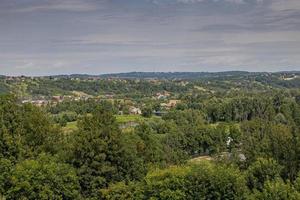 estate Visualizza di il piccolo cittadina di dobczyce nel Polonia foto