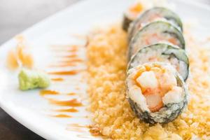 tempura sushi maki foto