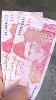100 rupie pakistano moneta Nota foto