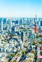 skyline di tokyo in giappone foto