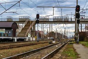 fotografia per tema ferrovia traccia dopo passaggio treno su Ferrovia foto