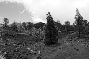 calma montagna paesaggio in giro teide su il spagnolo canarino isola tenerife foto