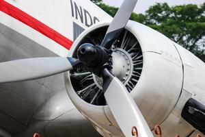Giacarta, Indonesia nel luglio 2022. dakota ri-001 seulawah è un' trasporto aereo quale è il primo aereo appartenente per il repubblica di Indonesia foto