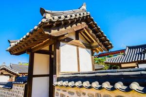 namsangol hanok village a seoul, corea del sud foto