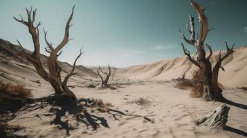 morto alberi nel il namib deserto, namibia, Africa foto