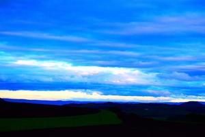 tramonto cielo nel autunno foto