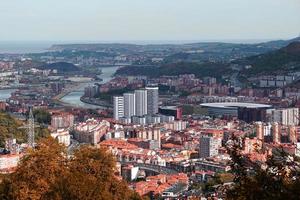 paesaggio urbano e architettura nel bilbao città, Spagna, viaggio destinazione foto