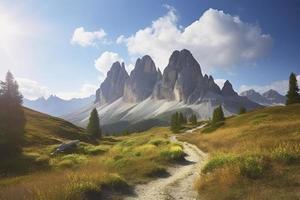 famoso italiano nazionale parco tre cime di lavaredo. dolomiti, Sud tirolo. auronzo foto