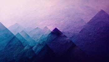 blu viola grunge strutturato retrò geometrico forme, ai generato foto