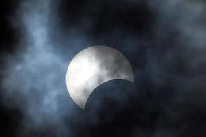 un' lunare eclisse foto