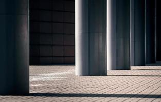 colonne di un edificio moderno foto