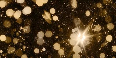 sfondo sfocato con stelle lampeggianti, bokeh sfocato, illustrazione 3d