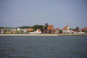 estate Visualizza di il polacco città di disco a partire dal il baltico mare foto