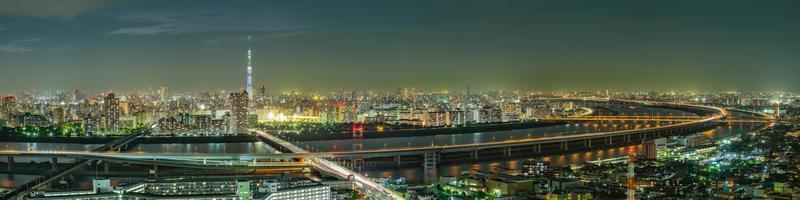 paesaggio urbano di tokyo, giappone, asia foto