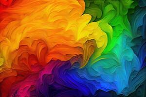 astratto arcobaleno colorato struttura. ai generato foto